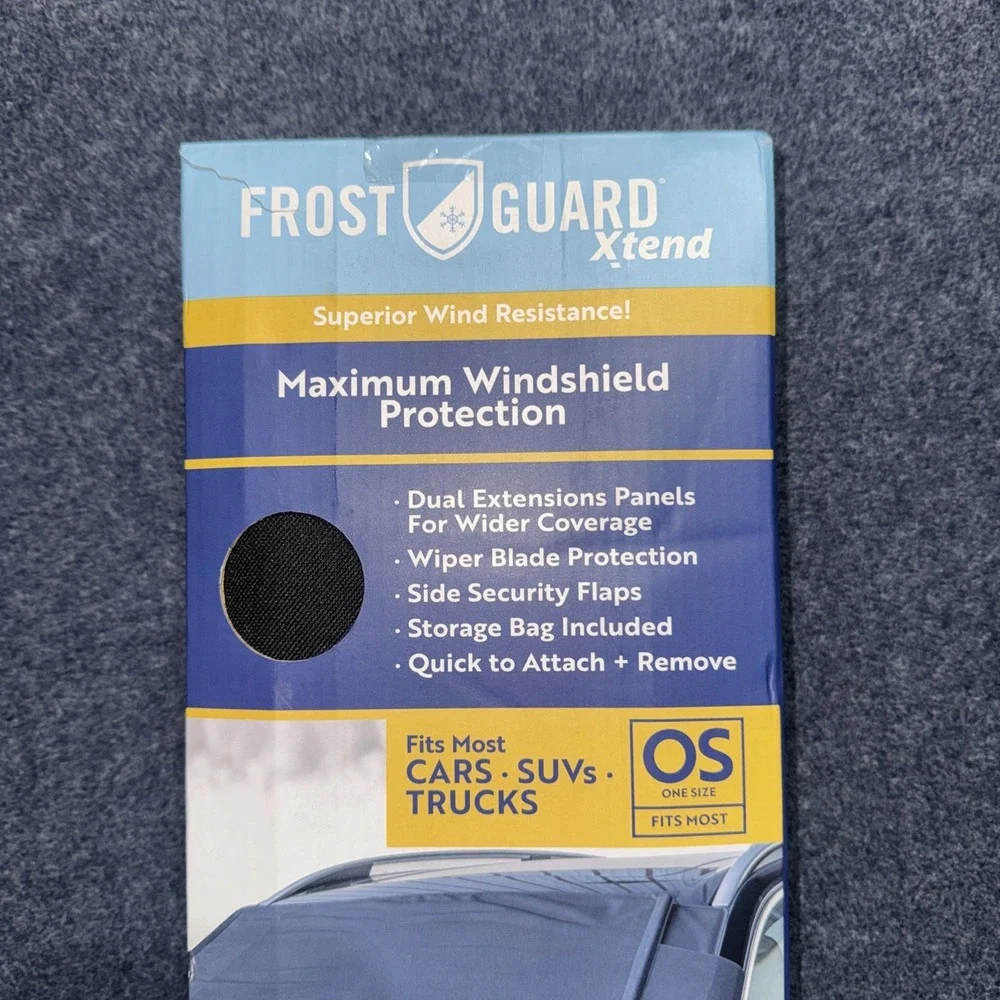 Frost Guard Xtend OS One Size Winter Windshield Cover Fits Most Cars SUVs Trucks